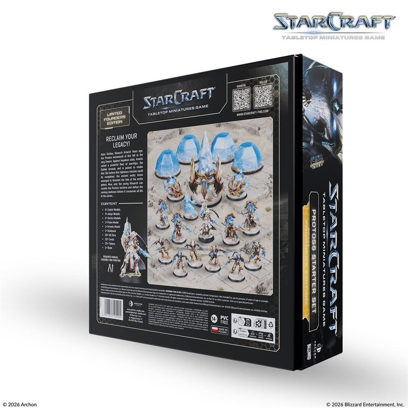Starcraft: The Miniatures Game: Wave 1: Protoss: Starter Set - Founders Edition [Pre-Order] 2026-08-24