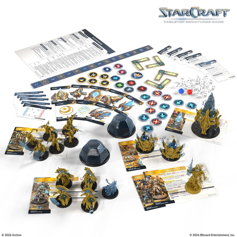 Starcraft: The Miniatures Game: Wave 1: Protoss: Starter Set - Founders Edition [Pre-Order] 2026-08-24