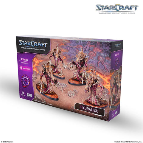 Starcraft: The Miniatures Game: Wave 1: Zerg: Hydralisk Expansion Set [Pre-Order] 2026-08-24