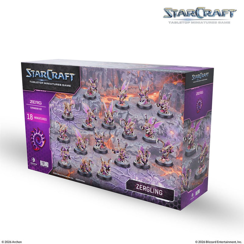 Starcraft: The Miniatures Game: Wave 1: Zerg: Zergling Expansion Set [Pre-Order] 2026-08-24