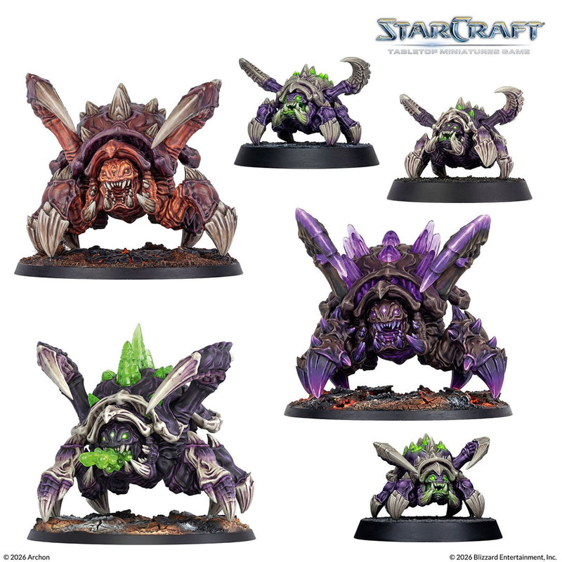 Starcraft: The Miniatures Game: Wave 1: Zerg: Roach Expansion Set [Pre-Order] 2026-08-24