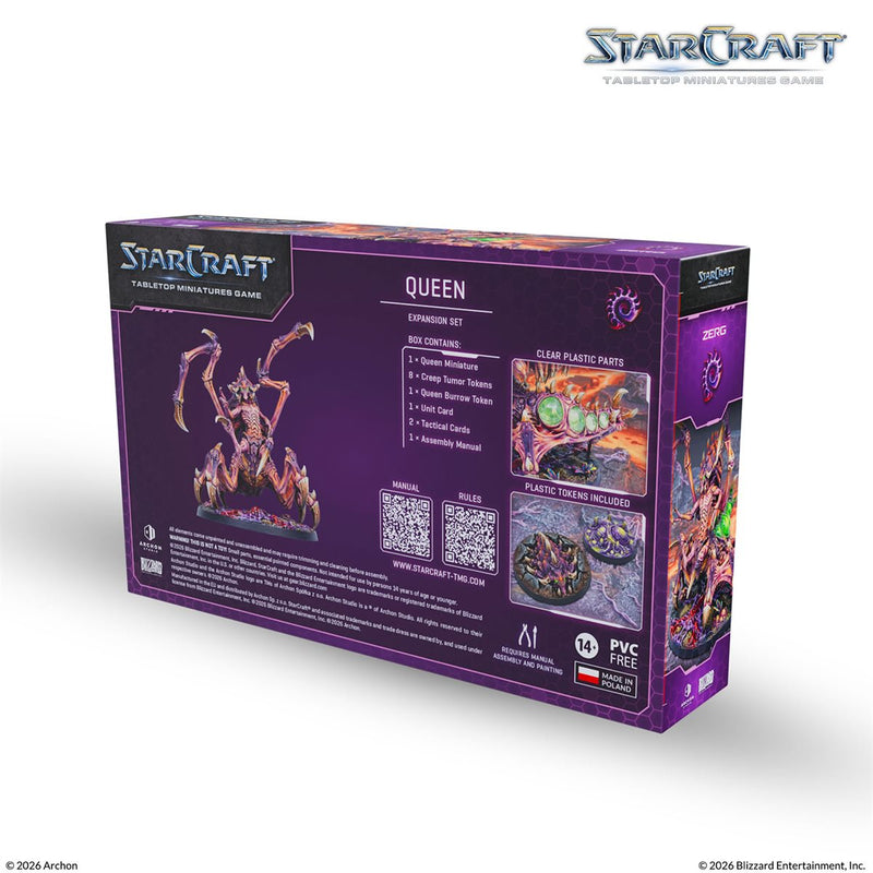 Starcraft: The Miniatures Game: Wave 1: Zerg: Queen Expansion Set [Pre-Order] 2026-08-24