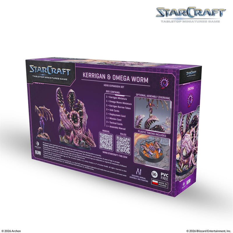 Starcraft: The Miniatures Game: Wave 1: Zerg: Primal Kerrigan Hero Expansion Set [Pre-Order] 2026-08-24