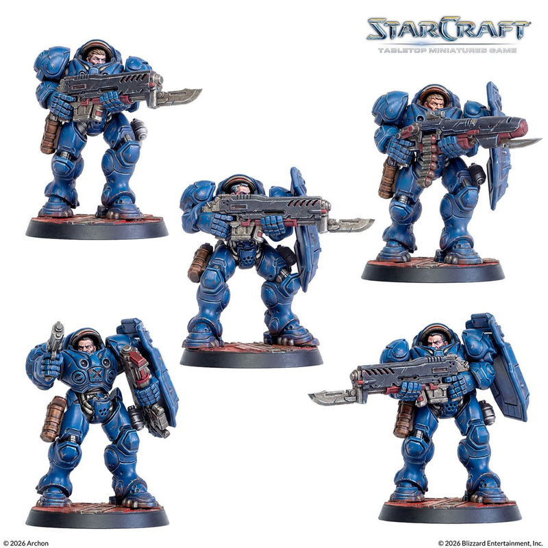 Starcraft: The Miniatures Game: Wave 1: Terran: Marine Expansion Set
