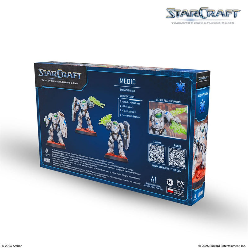 Starcraft: The Miniatures Game: Wave 1: Terran: Medic Expansion Set [Pre-Order] 2026-08-24