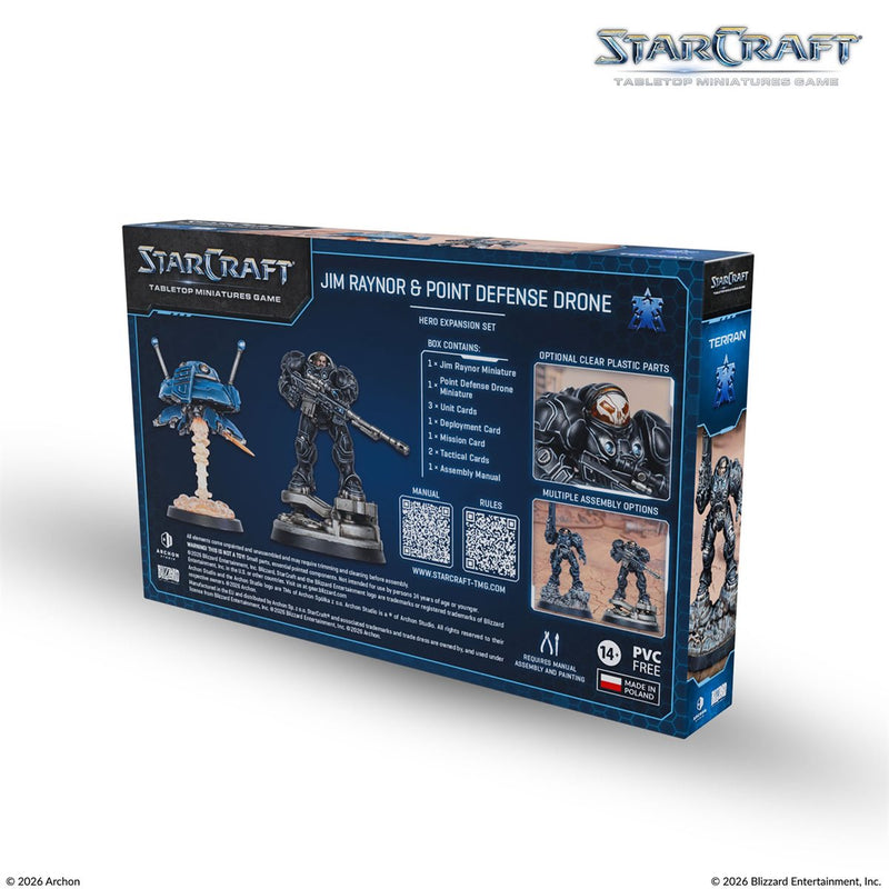 Starcraft: The Miniatures Game: Wave 1: Terran: Jim Raynor (Raynor's Raiders) Hero Expansion Set [Pre-Order] 2026-08-24