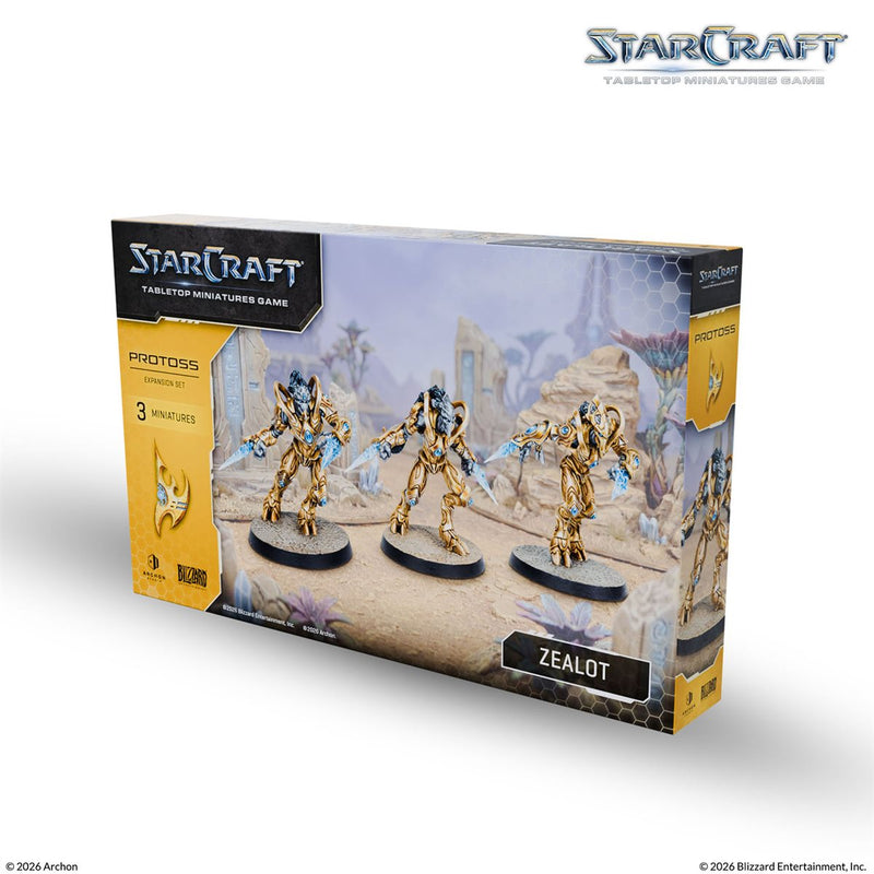 Starcraft: The Miniatures Game: Wave 1: Protoss: Zealot Expansion Set [Pre-Order] 2026-08-24