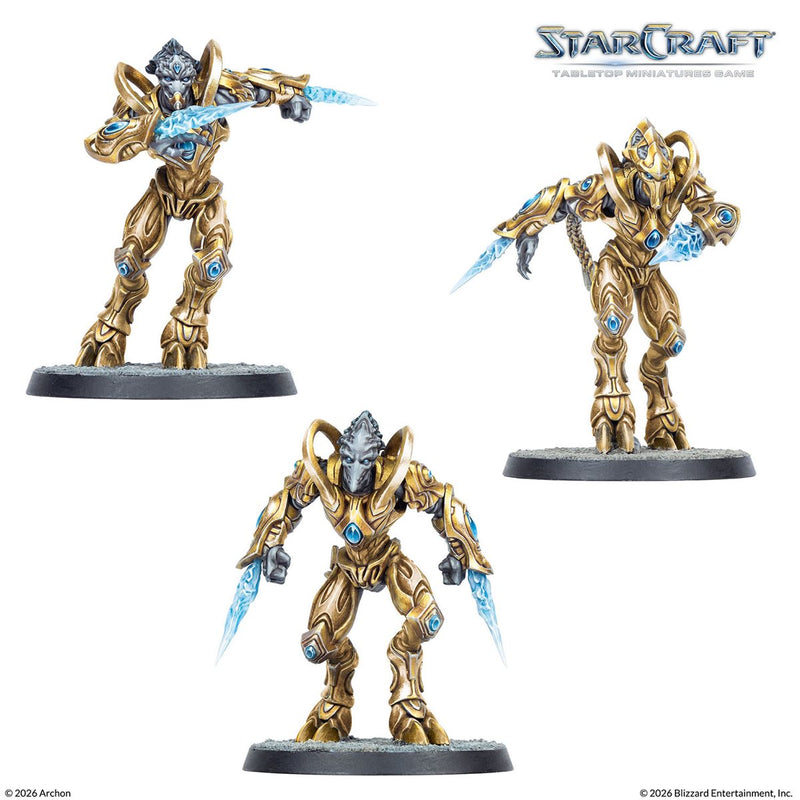 Starcraft: The Miniatures Game: Wave 1: Protoss: Zealot Expansion Set [Pre-Order] 2026-08-24
