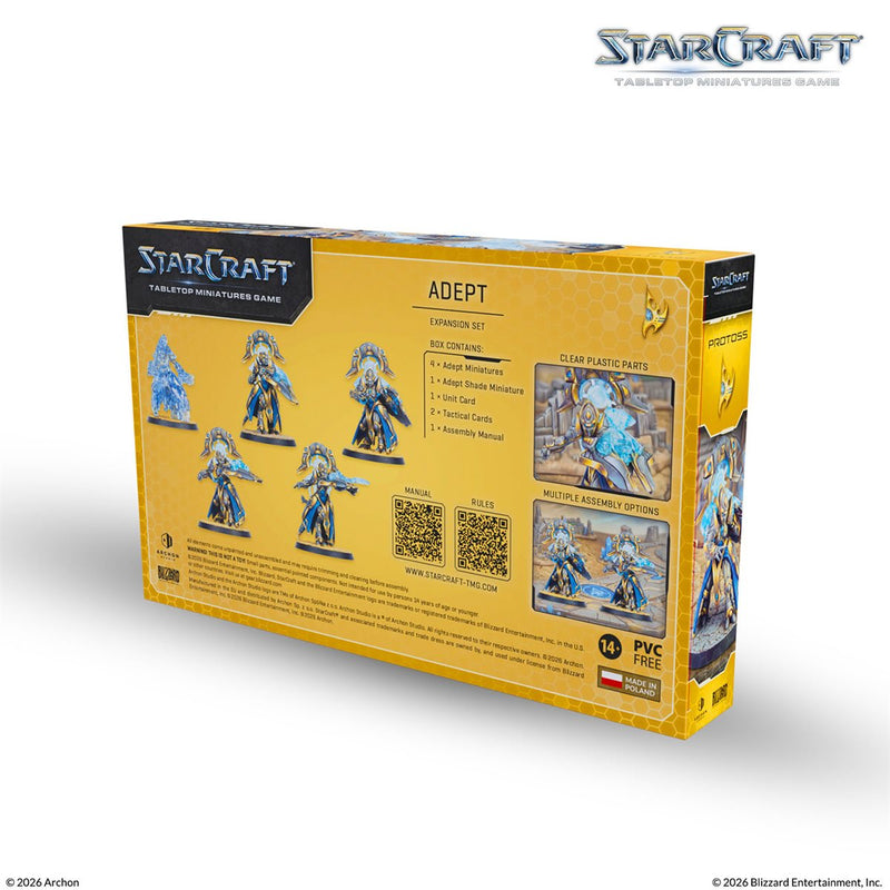 Starcraft: The Miniatures Game: Wave 1: Protoss: Adept Expansion Set [Pre-Order] 2026-08-24