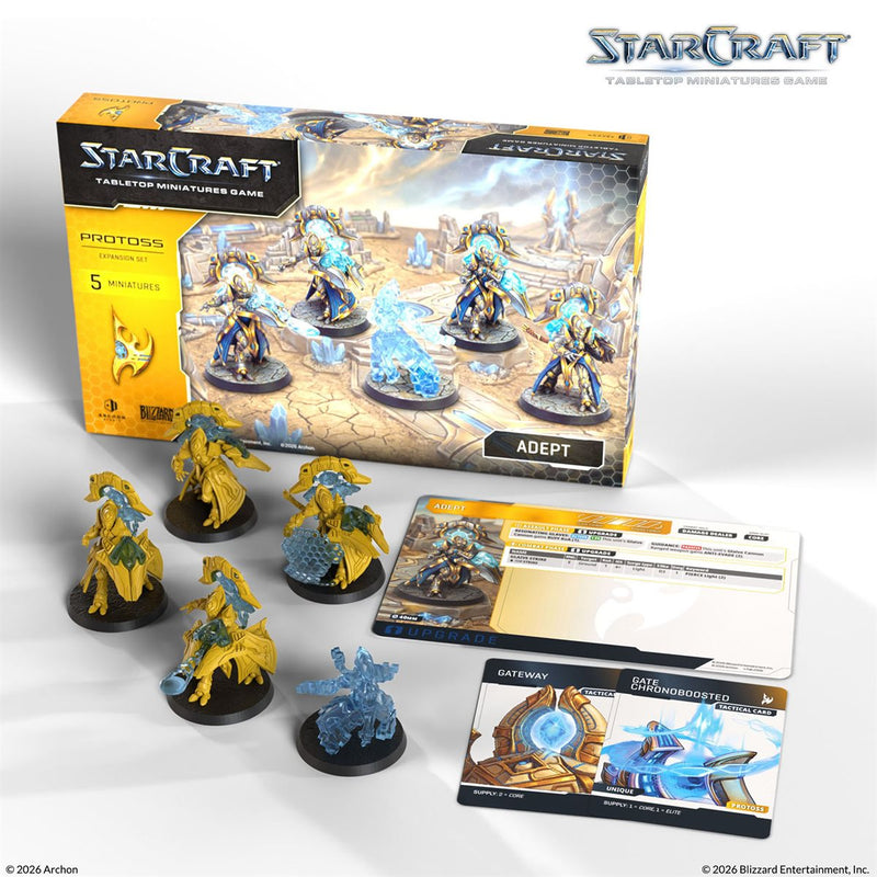 Starcraft: The Miniatures Game: Wave 1: Protoss: Adept Expansion Set [Pre-Order] 2026-08-24