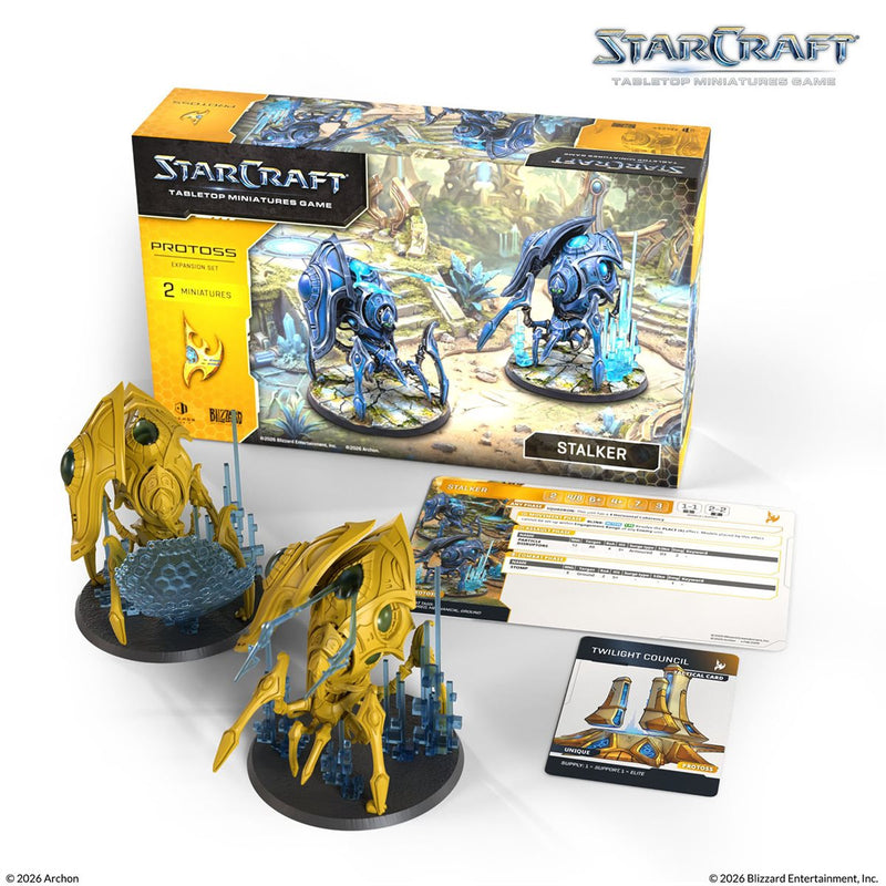 Starcraft: The Miniatures Game: Wave 1: Protoss: Stalker Expansion Set [Pre-Order] 2026-08-24
