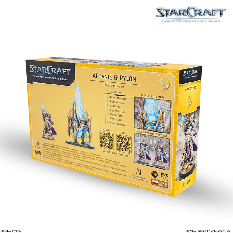 Starcraft: The Miniatures Game: Wave 1: Protoss: Hierarch Artanis Hero Expansion Set [Pre-Order] 2026-08-24