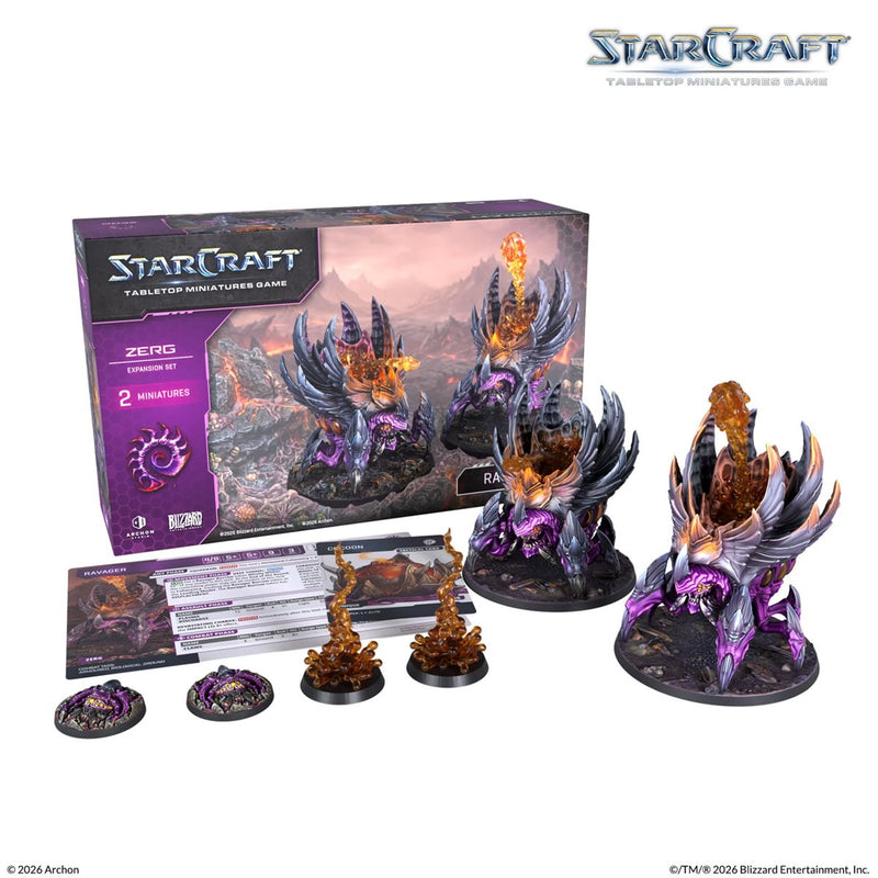 Starcraft: The Miniatures Game: Wave 2: Zerg: Ravager Expansion Set