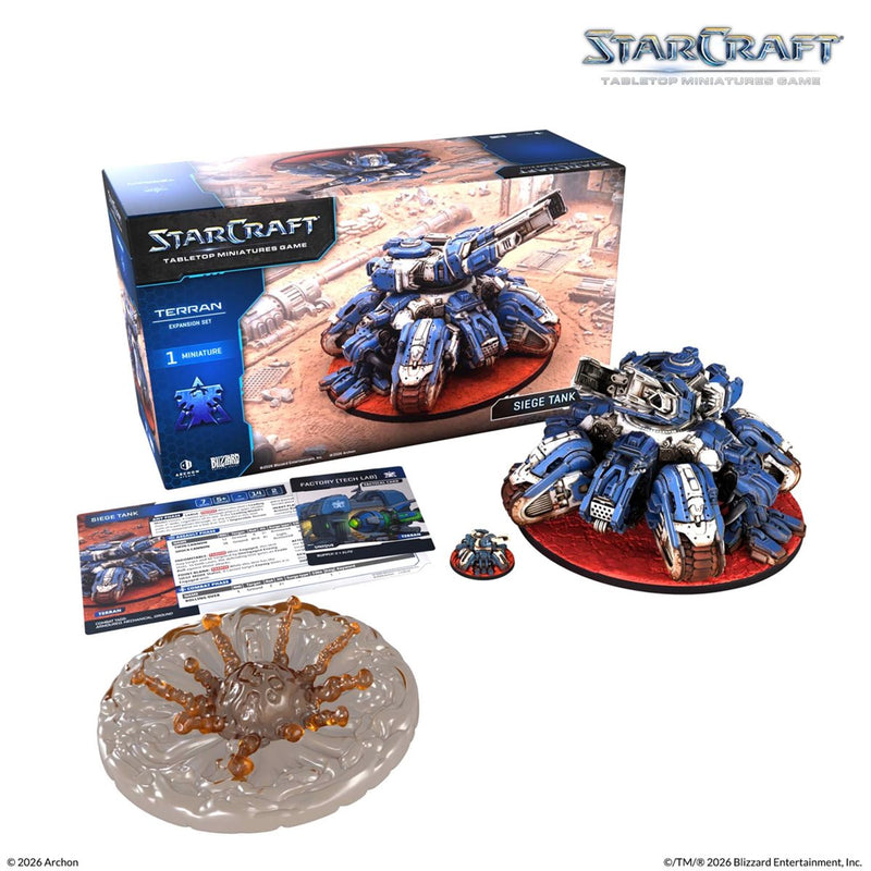 Starcraft: The Miniatures Game: Wave 2: Terran: Siege Tank Expansion Set