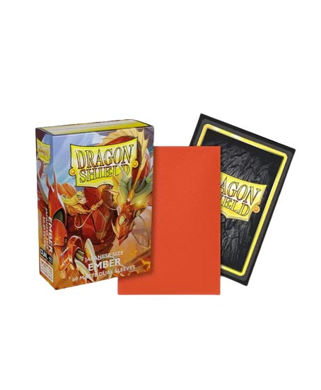 Dragon Shield: Matte Japanese DUAL: Ember Alaria Warrior Princess (Orange) (60)