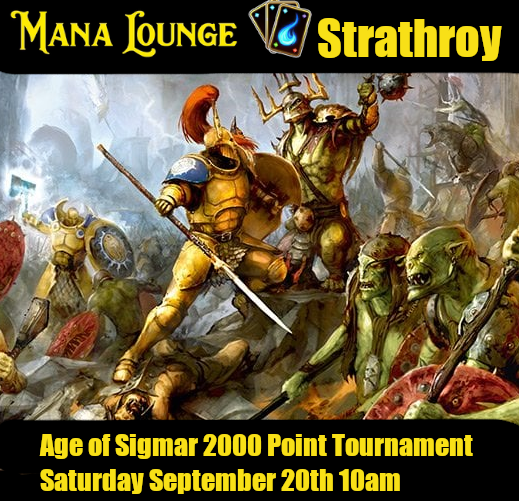 Age of Sigmar 2000 Point Doubles Tournament [STRATHROY] Saturday October 18th 10am
