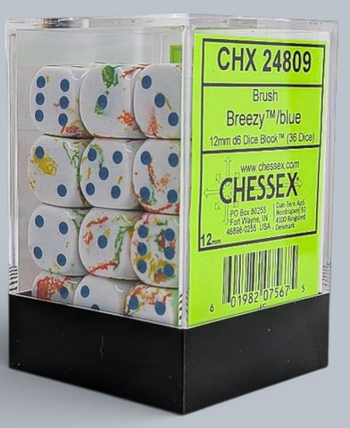 Dice: 36x D6: Brush: Breezy / Blue