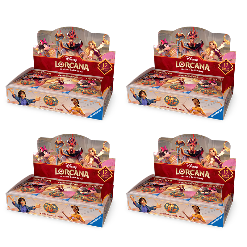 Disney Lorcana: Reign of Jafar Booster Case (4 Boxes) Disney Lorcana: Reign of Jafar Booster Case (4 Boxes)