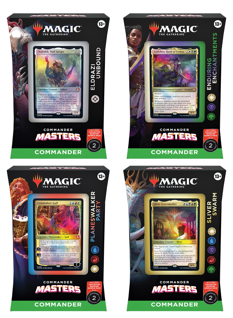 Magic: The Gathering Commander Masters Commander Deck Bundle – Includes All 4 Decks
