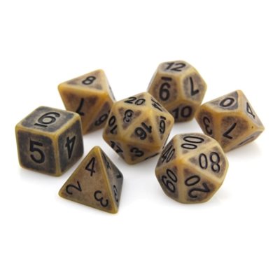 7 Pc RPG Set: Sand Ancient