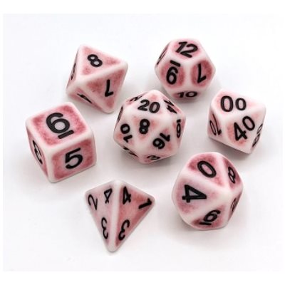 7 Pc RPG Set: Pink Ancient