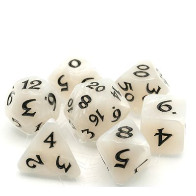 7 Pc RPG Set: Elessia: Elf Queen with Black