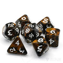 7 Pc RPG Set: Elessia: Changeling with White