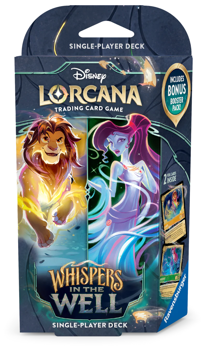Disney Lorcana: Whispers in the Well – Mufasa / Megara Starter Deck