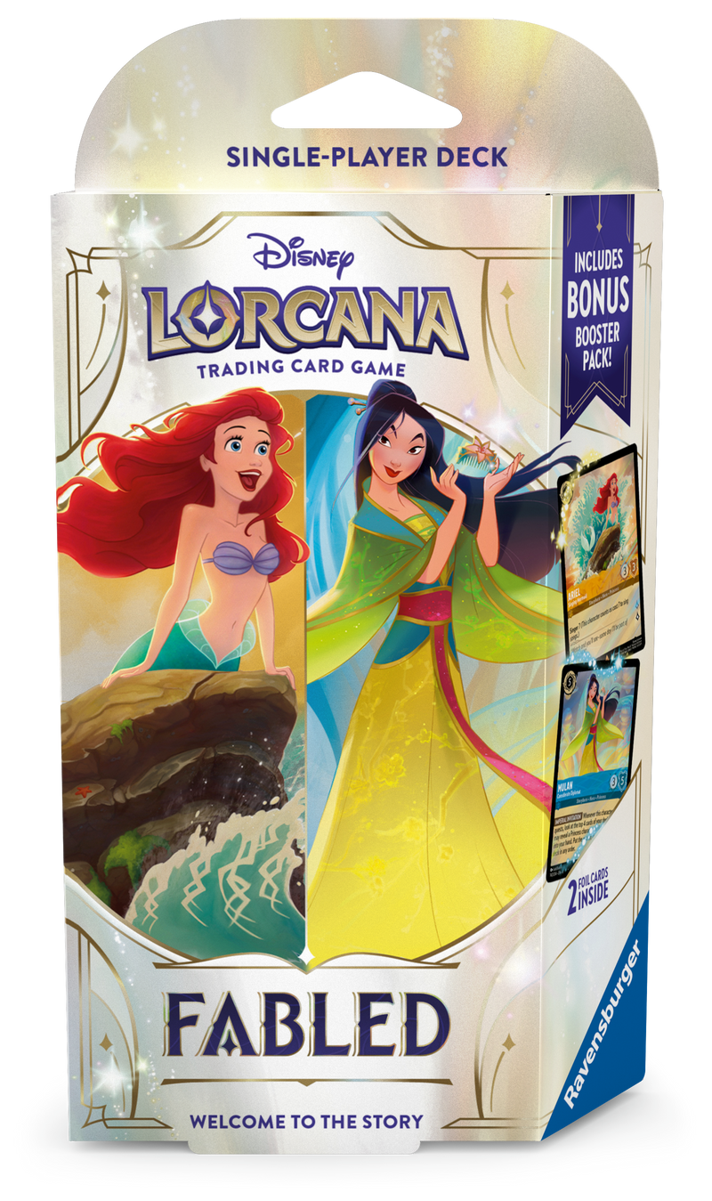 Disney Lorcana: Fabled Ariel/Mulan Starter Deck