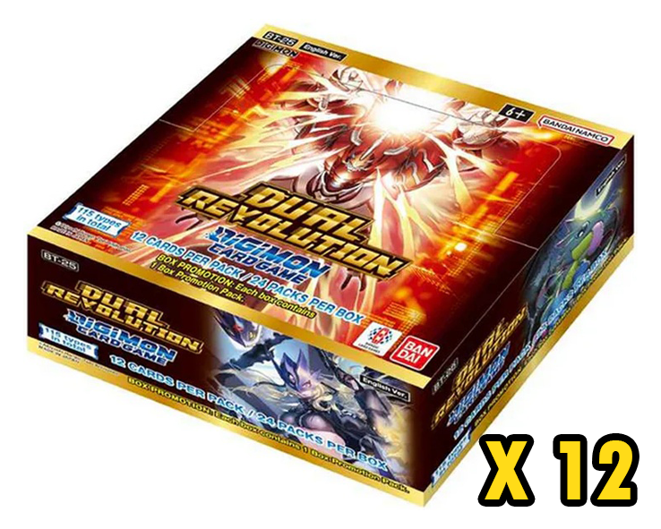 Digimon Card Game BT-25: Dual Revolution Booster Case