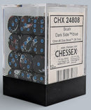 Dice: 36x D6: Brush: Dark Side / Blue