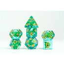 Gemini Black-Starlight/red Polyhedral 7-Dice Set