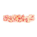 Dice: Resin 16mm 7pc Set: Flash Red