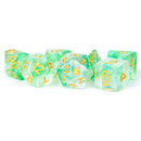Dice: Resin 16mm 7pc Set: Unicorn Icy Everglades