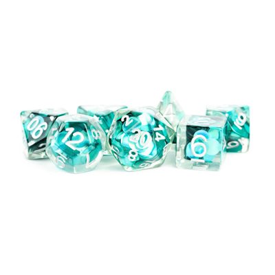 Resin 16mm 7pc Set: Mermaid Dice