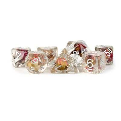 Resin 16mm 7pc Set: Rose Dice