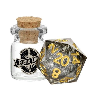 Dice: 1x D20: Elixir Liquid Core: Vanishing Oil