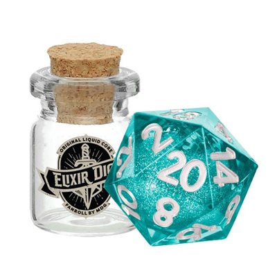 Dice: 1x D20: Elixir Liquid Core: Mana Extract