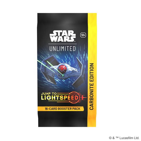 Star Wars: Unlimited: Jump to Lightspeed Carbonite Booster Pack