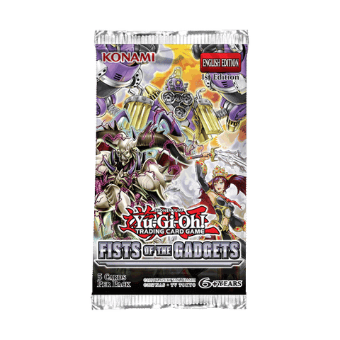 Yugioh Fists of the Gadgets 1st edition Booster Pack