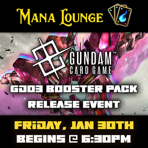 GUNDAM CG: Steel Requiem [GD03] – Release Event Ticket - Fri, Jan 30 2026