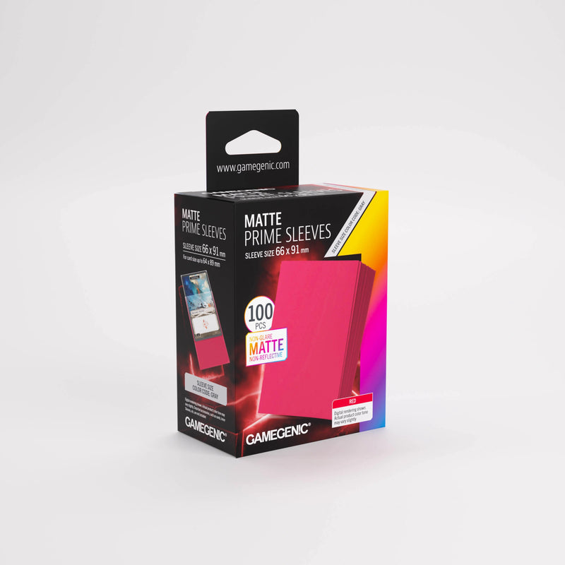 Sleeves: Gamegenic: Matte Prime Sleeves: Red (100)