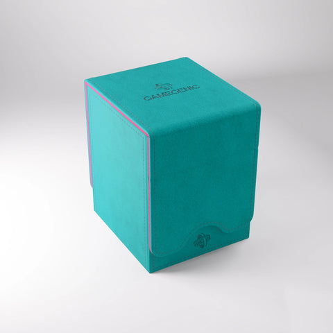 Deck Box: Squire XL Teal/ Pink (100ct)