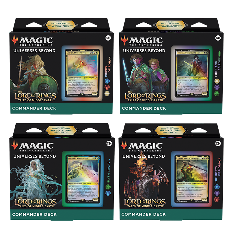 Magic: The Gathering The Lord of the Rings: Tales of Middle-earth Commander Deck Bundle