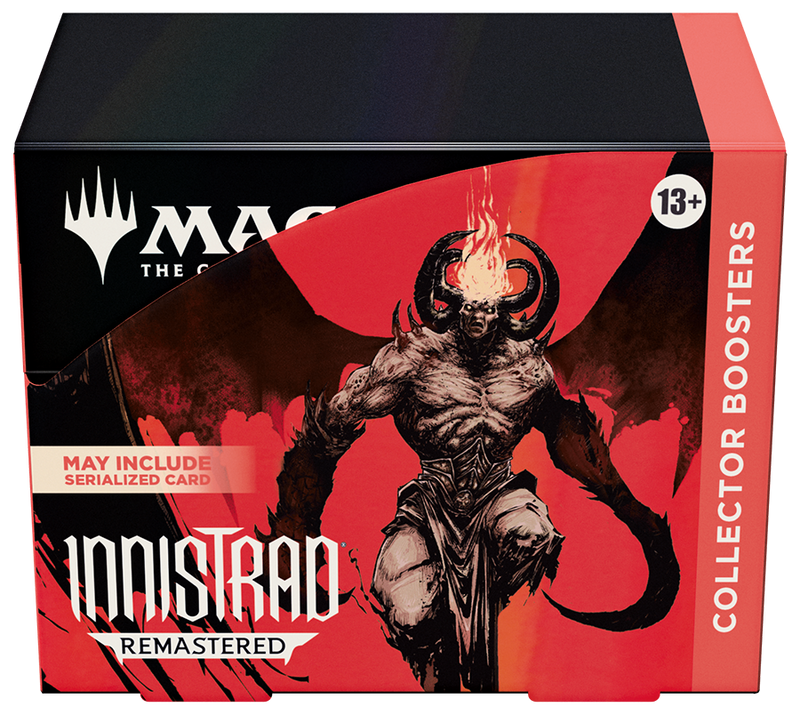 mtg innistrad remastered movie poster cards Magic: The Gathering Innistrad Remastered Collector Booster Box