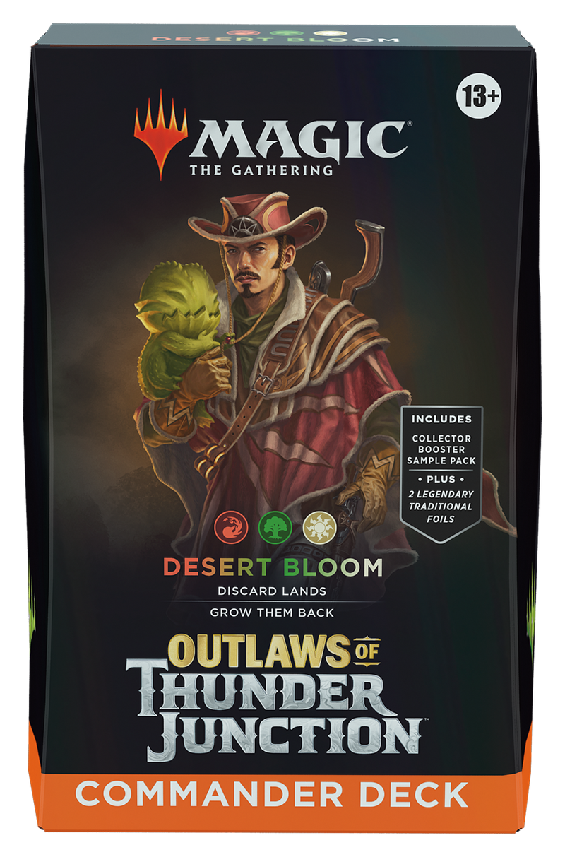 Magic: The Gathering Outlaws of Thunder Junction Commander Deck - Desert Bloom