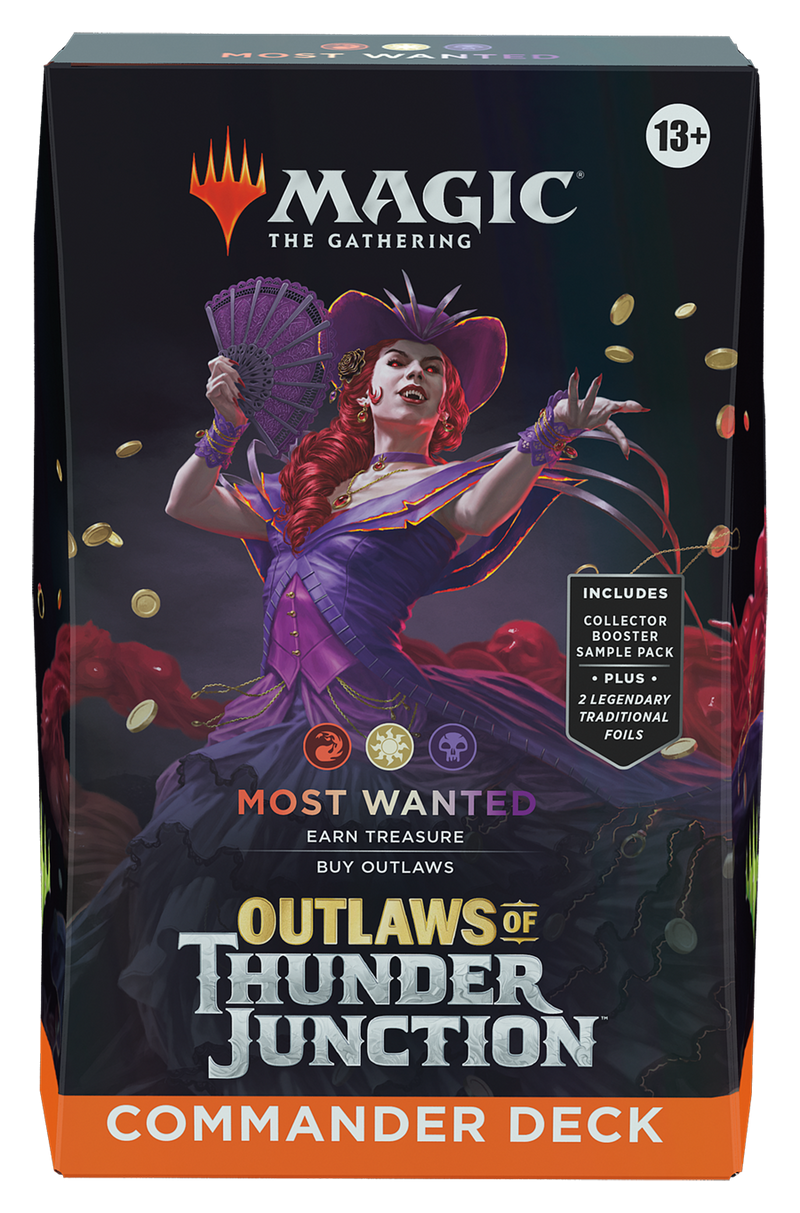 Magic: The Gathering Outlaws of Thunder Junction Commander Deck - Most Wanted