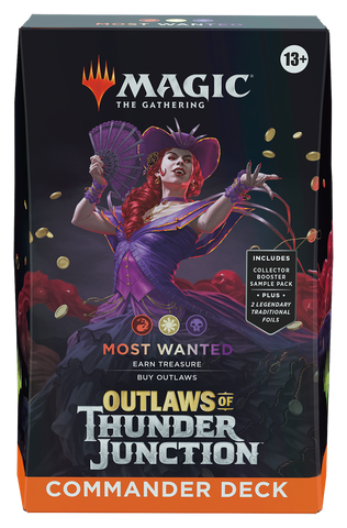 Magic: The Gathering Outlaws of Thunder Junction Commander Deck - Most Wanted