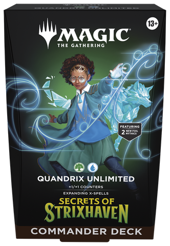 Magic: The Gathering - Secrets of Strixhaven Quandrix Unlimited Commander Deck