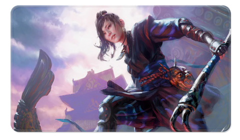 Stitched Playmat: Magic the Gathering: Commander: Yuriko, the Tiger's Shadow